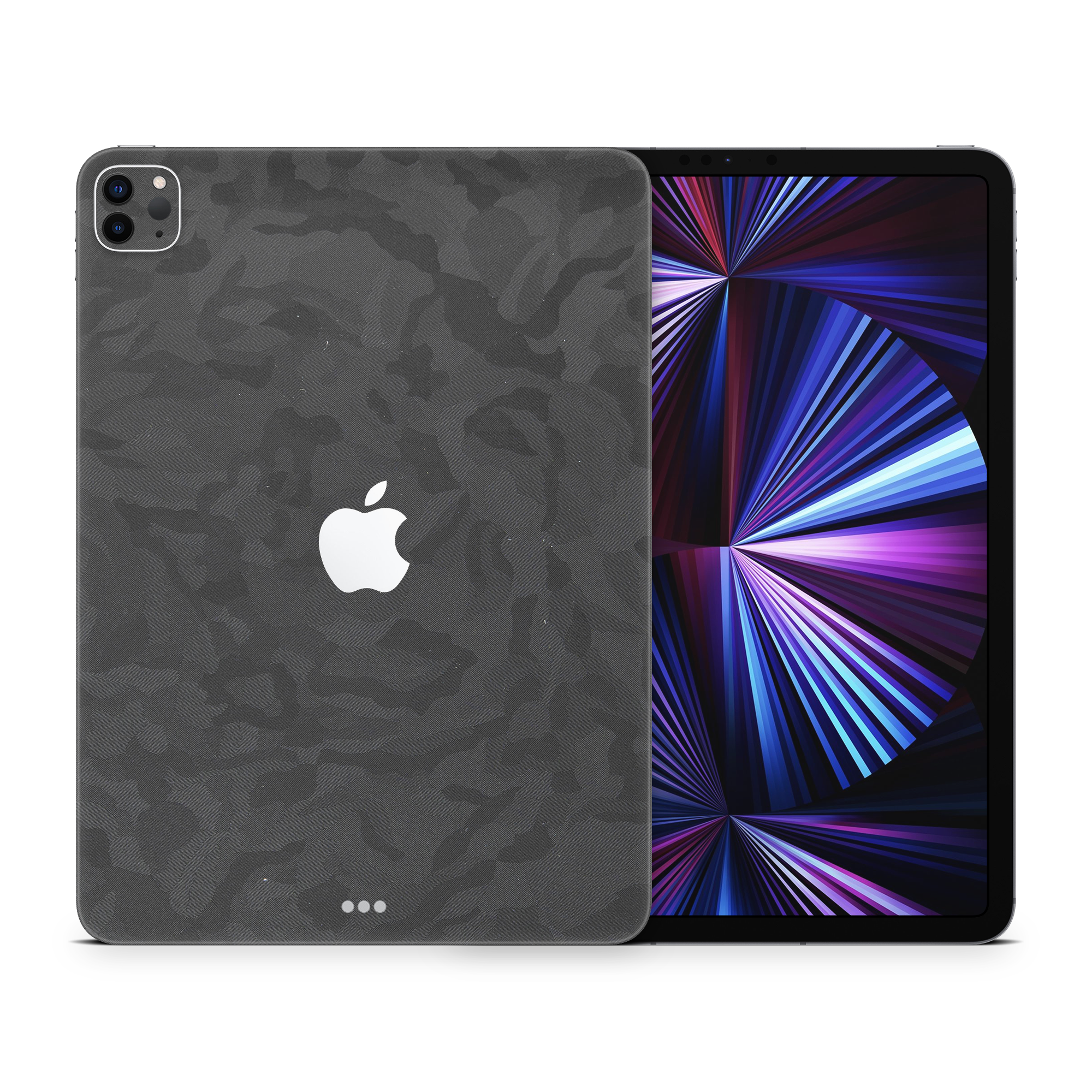 Apple Ipad Professional 11 Gen 5 Professional Black Camo Skin Wrap Cover