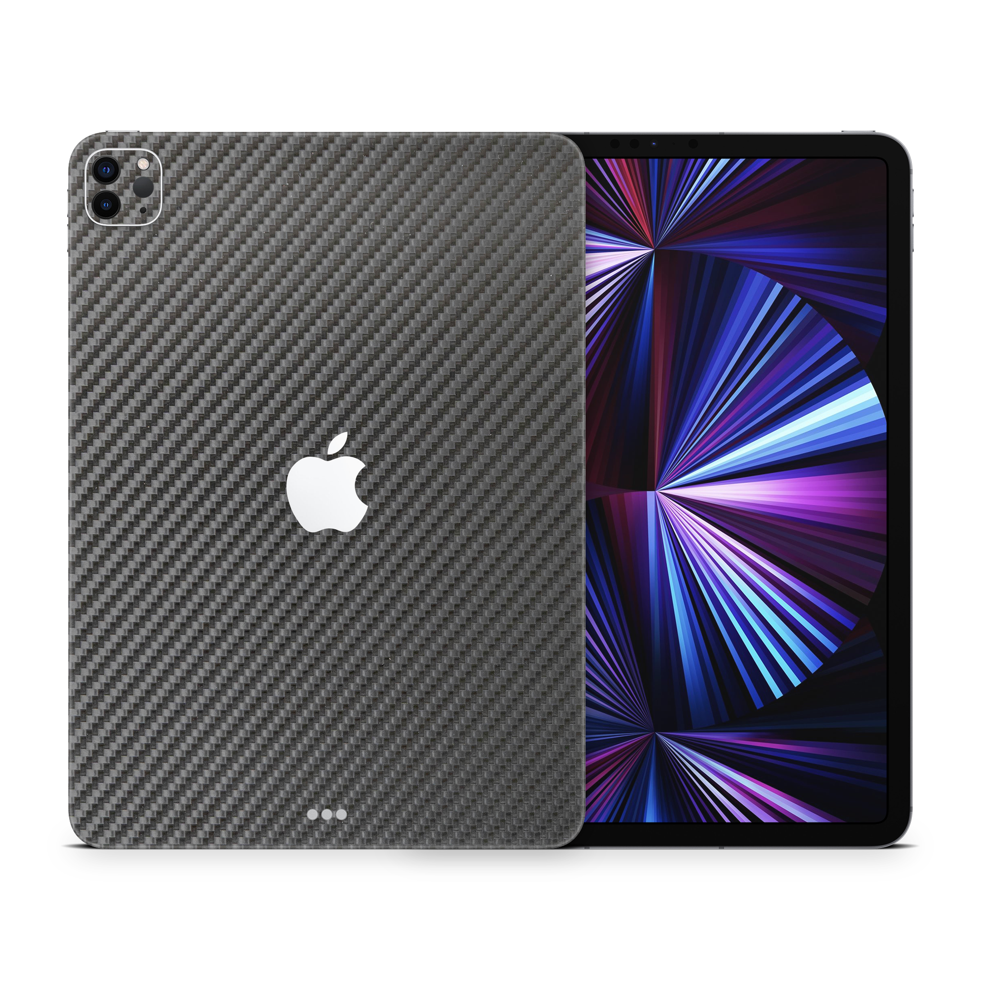 Apple Ipad Professional 11 Gen 5 Professional Black Carbon Fiber Skin Wrap Cover