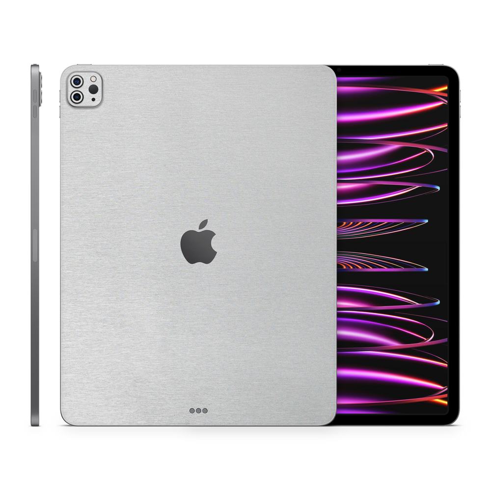 Apple Ipad Professional 129 M2 Essentials Brushed Aluminum Skin Wrap Cover