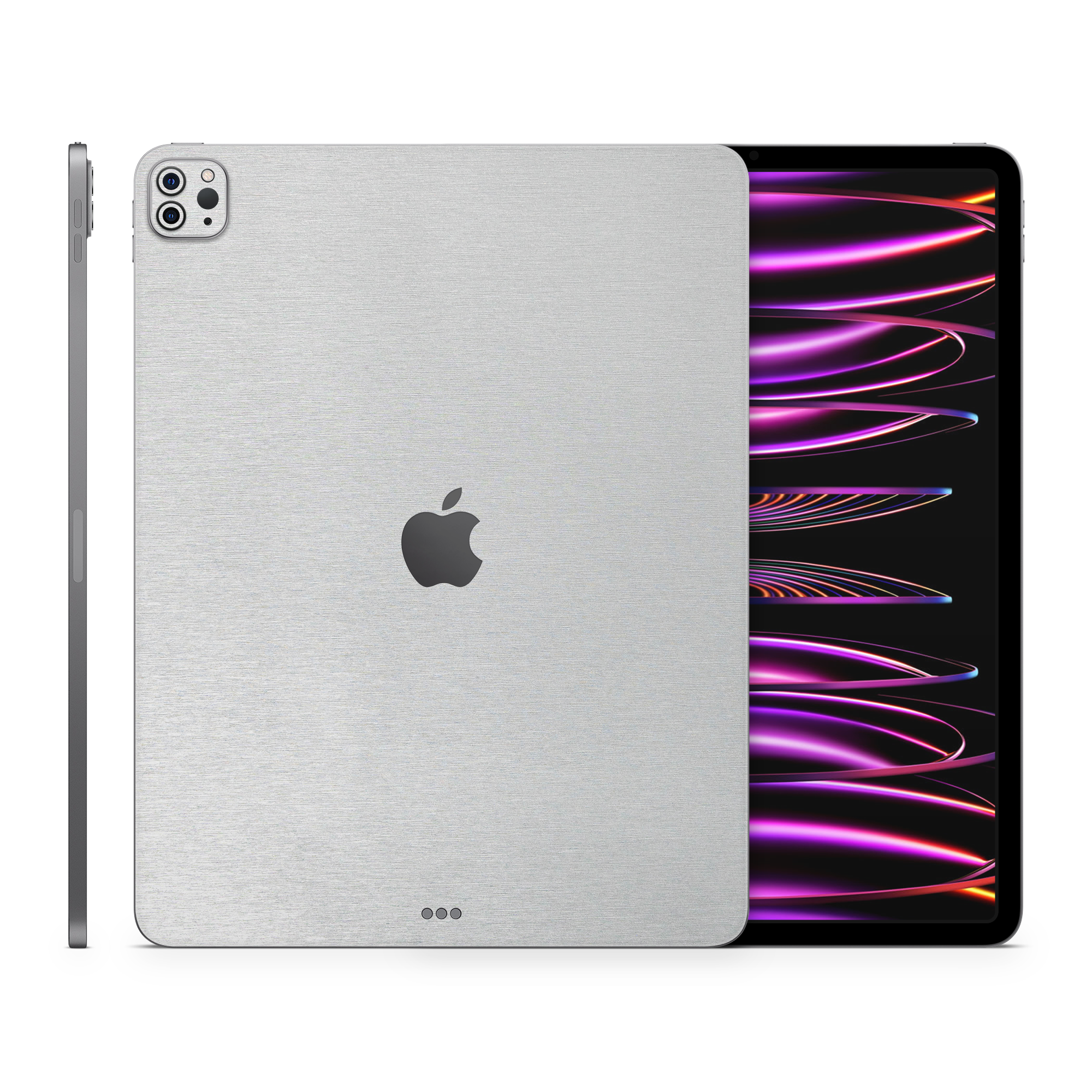 Apple Ipad Professional 129 M2 Essentials Brushed Aluminum Skin Wrap Cover
