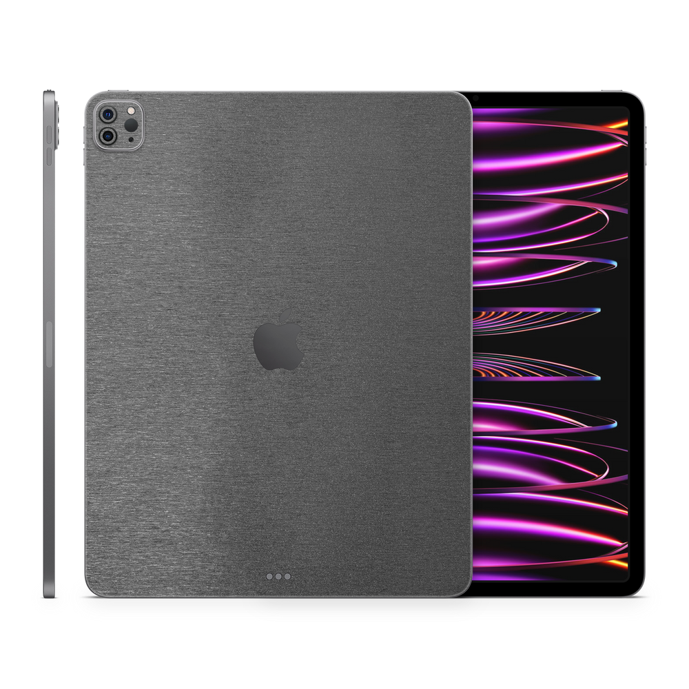 Apple Ipad Professional 129 M2 Essentials Brushed Black Skin Wrap Cover