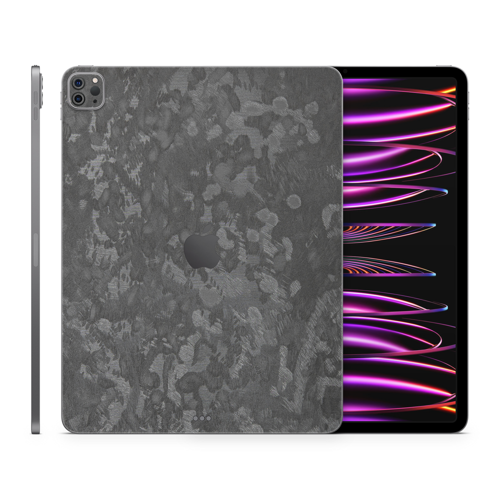 Apple Ipad Professional 129 M2 Essentials Forged Carbon Skin Wrap Cover