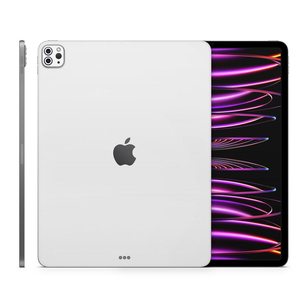 Apple Ipad Professional 129 M2 Essentials Satin White Skin Wrap Cover