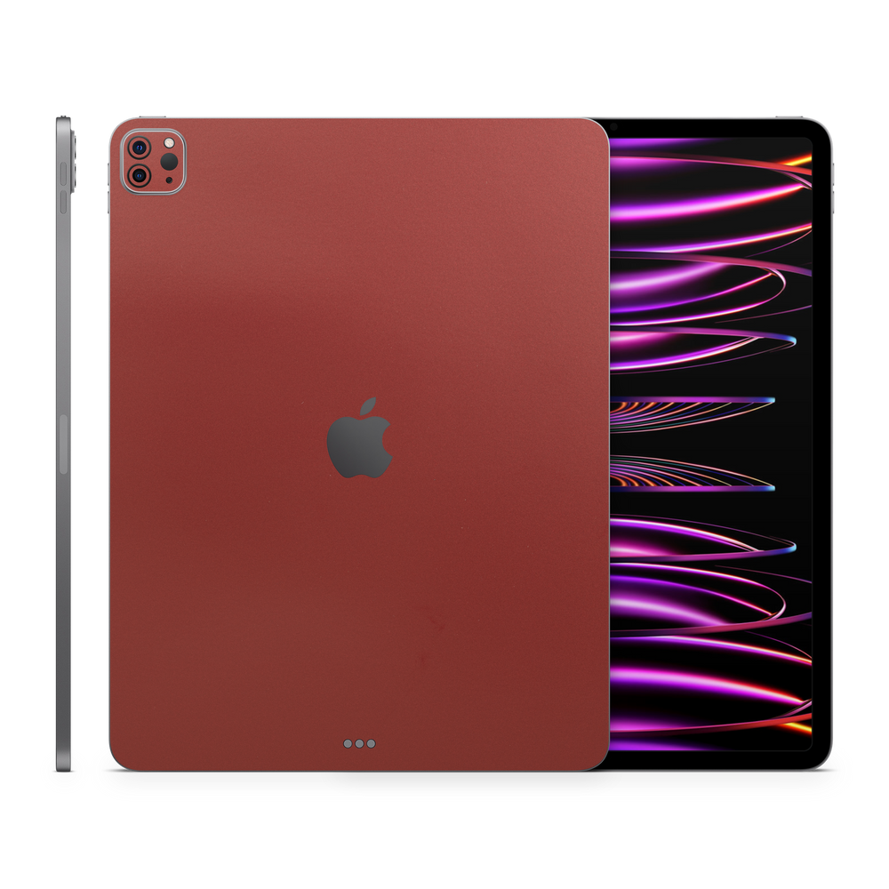 Apple iPad Pro 12 Gen 6 Essentials Vampire Red Skin Wrap Cover