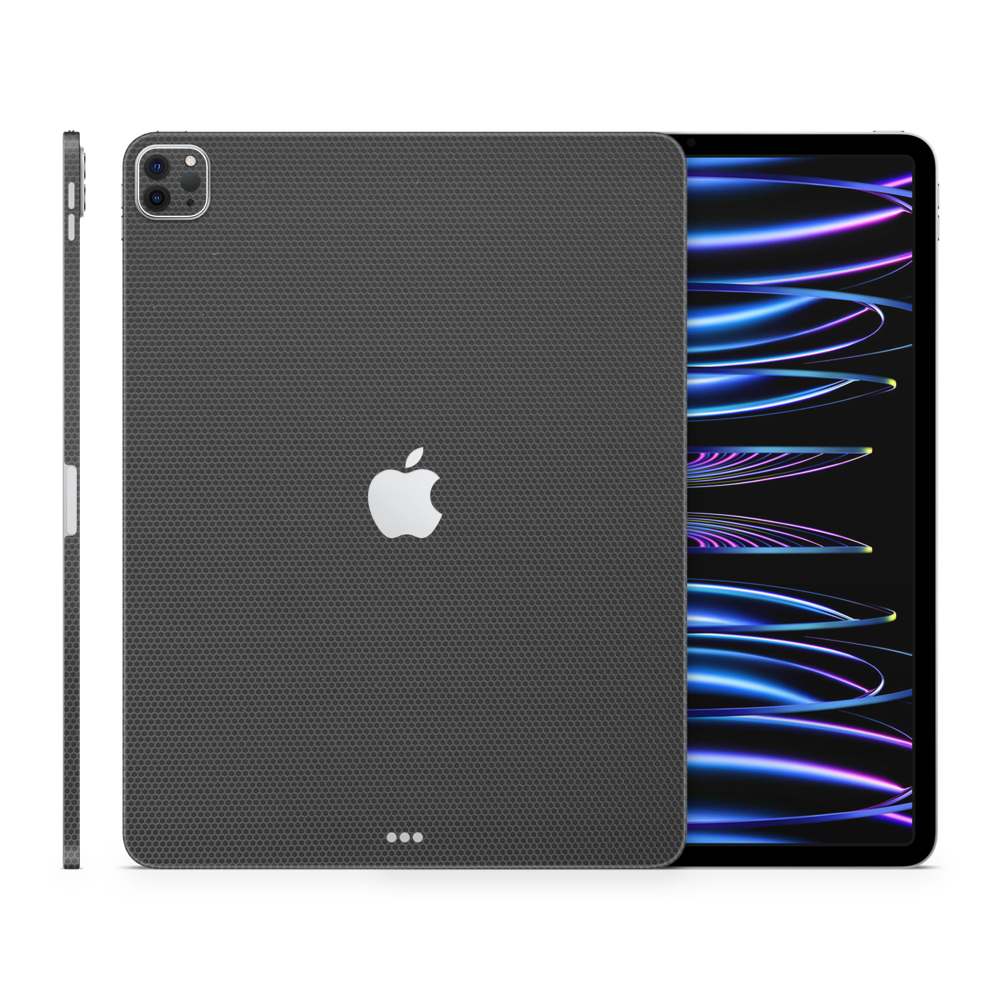 Apple Ipad Professional 129 M2 Professional Black Matrix Skin Wrap Cover