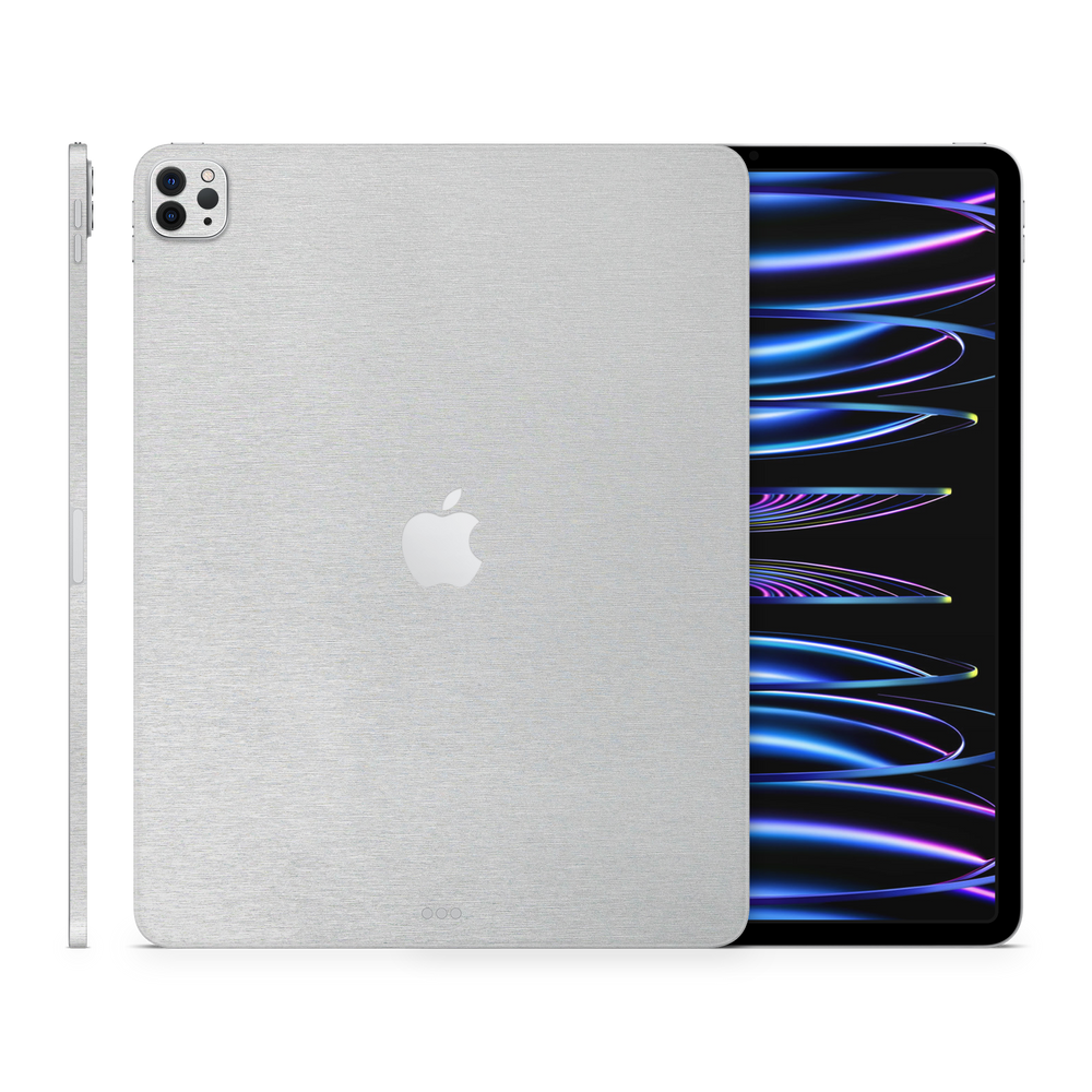 Apple Ipad Professional 129 M2 Professional Brushed Aluminum Skin Wrap Cover