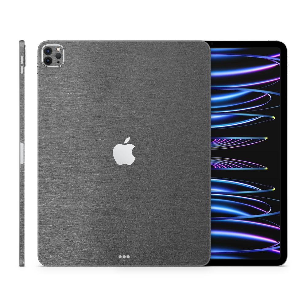 Apple Ipad Professional 129 M2 Professional Brushed Black Skin Wrap Cover