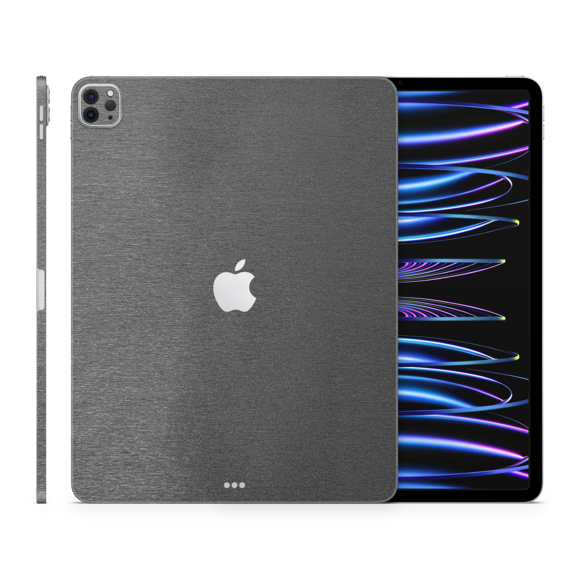 Apple Ipad Professional 129 M2 Professional Brushed Black Skin Wrap Cover
