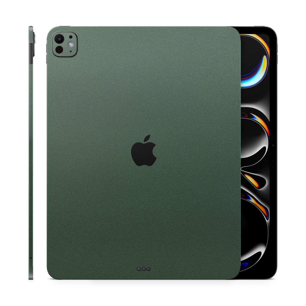 Apple iPad Pro 13 2024 Ultimate Matte Green Metallic Skin Wrap Cover