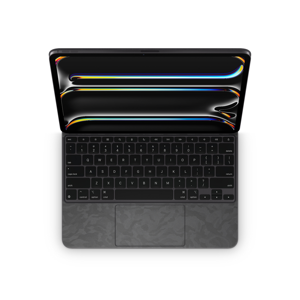 Apple Ipad Professional 13 Magic Keyboard Professional Interior Black Camo Skin Wrap Cover