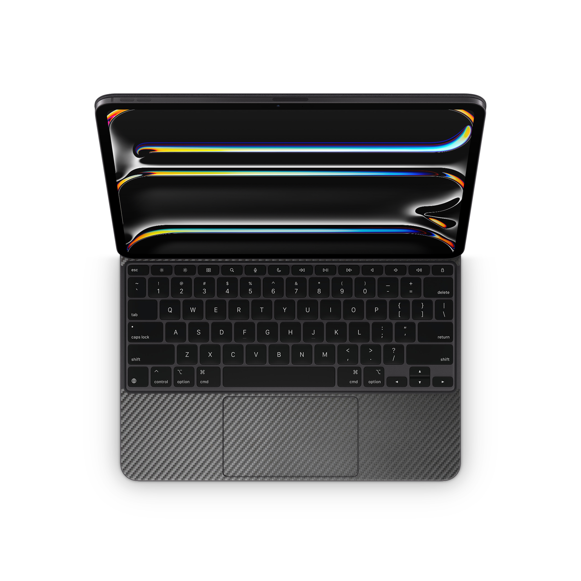 Apple Ipad Professional 13 Magic Keyboard Professional Interior Black Carbon Fiber Skin Wrap Cover