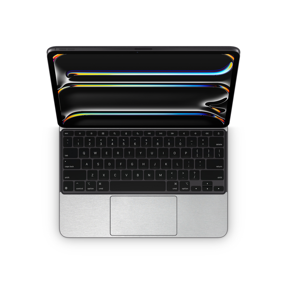 Apple Ipad Professional 13 Magic Keyboard Professional Interior Brushed Aluminum Skin Wrap Cover