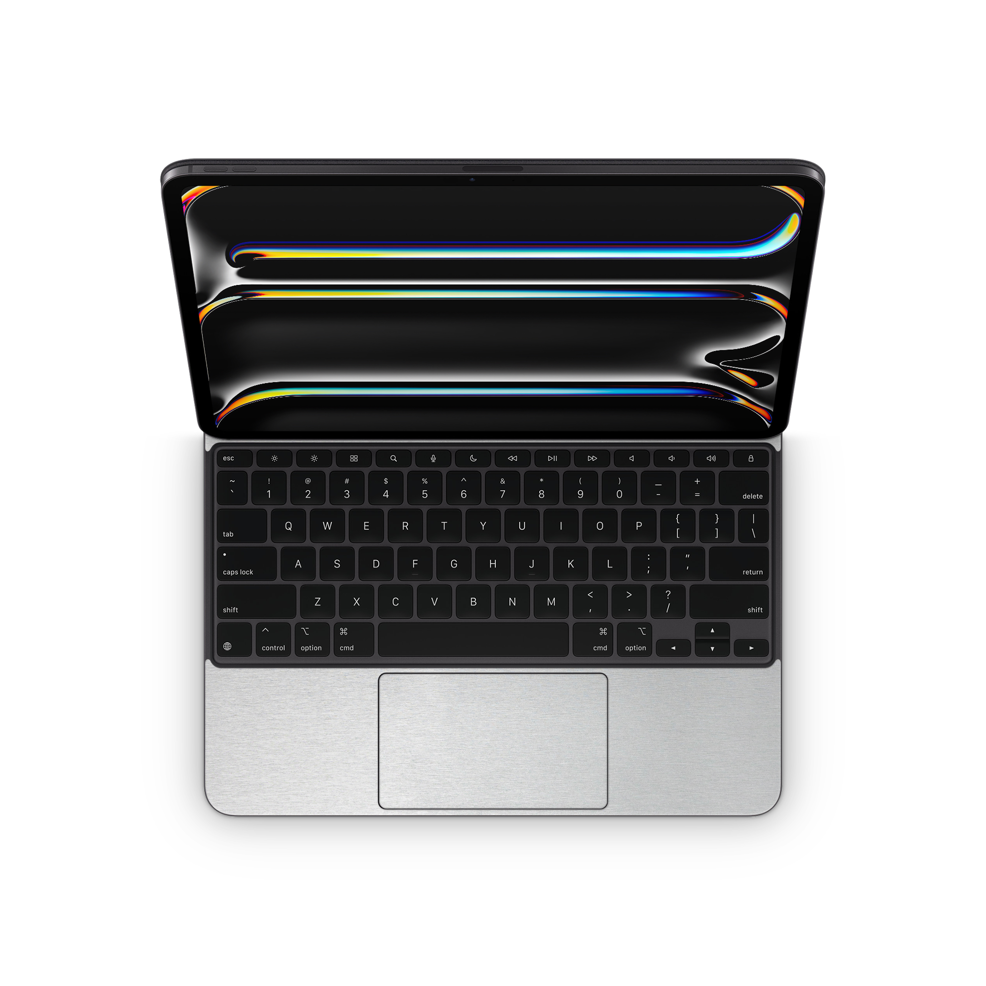 Apple Ipad Professional 13 Magic Keyboard Professional Interior Brushed Aluminum Skin Wrap Cover