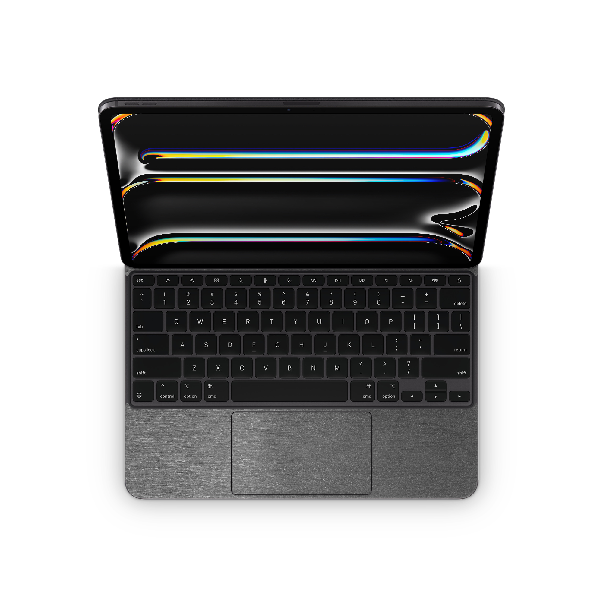 Apple Ipad Professional 13 Magic Keyboard Professional Interior Brushed Black Skin Wrap Cover