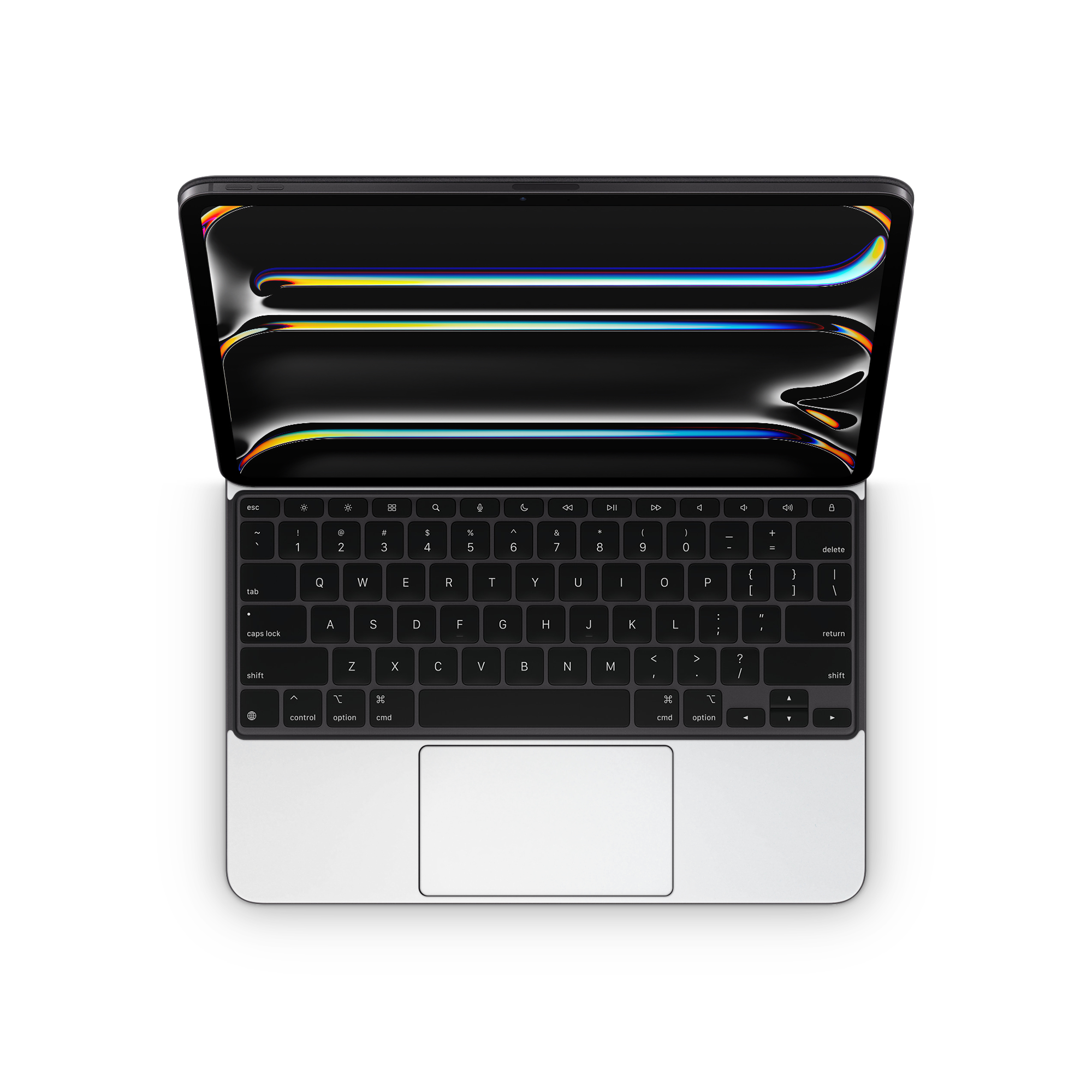 Apple Ipad Professional 13 Magic Keyboard Professional Interior Frosty Vanilla Skin Wrap Cover
