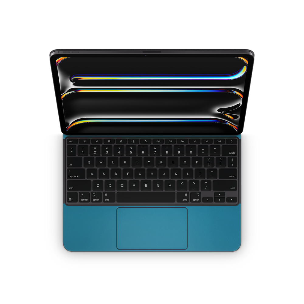 Apple Ipad Professional 13 Magic Keyboard Professional Interior Satin Ocean Shimmer Skin Wrap Cover
