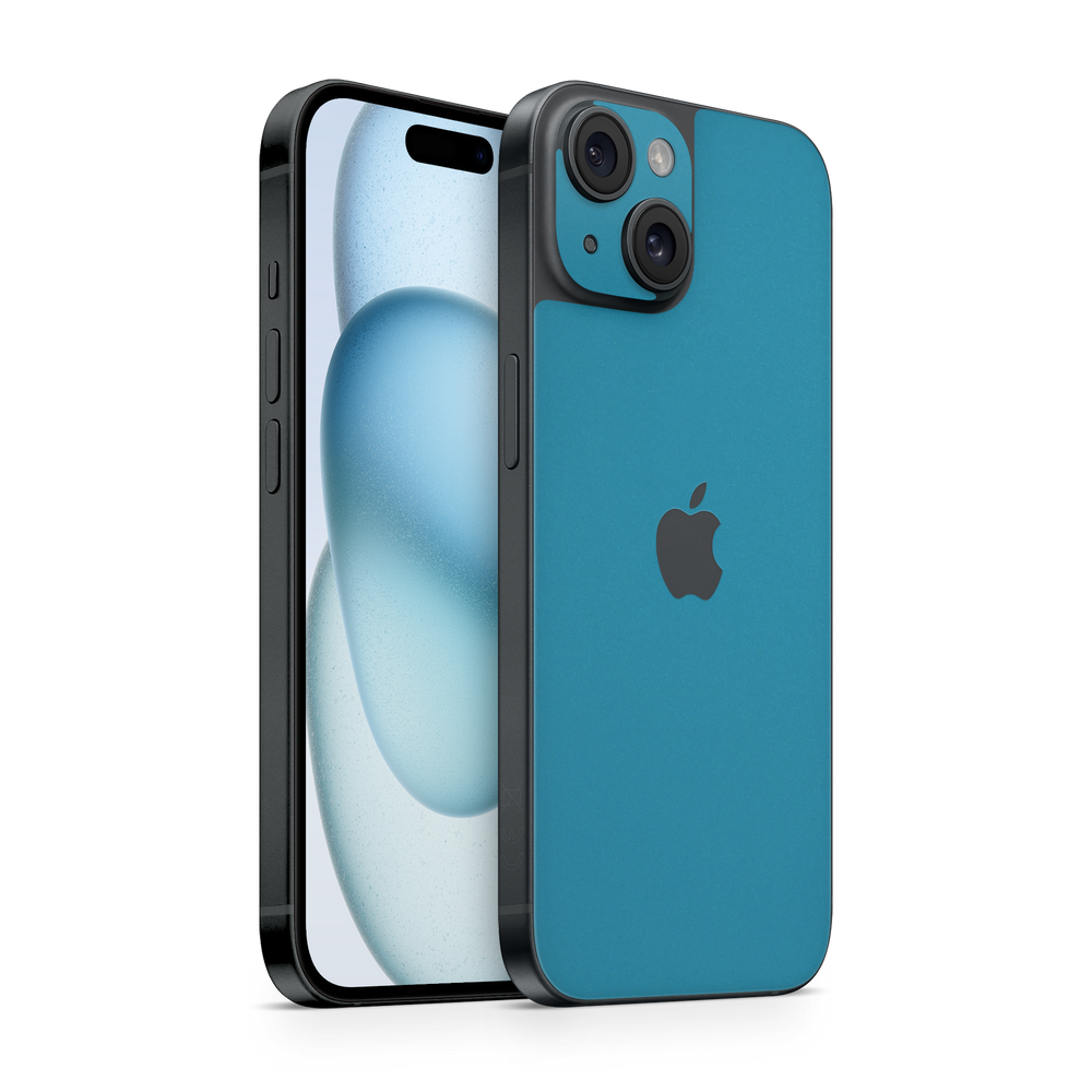 Apple Iphone 15 Base Essentials Satin Ocean Shimmer Skin Wrap Cover
