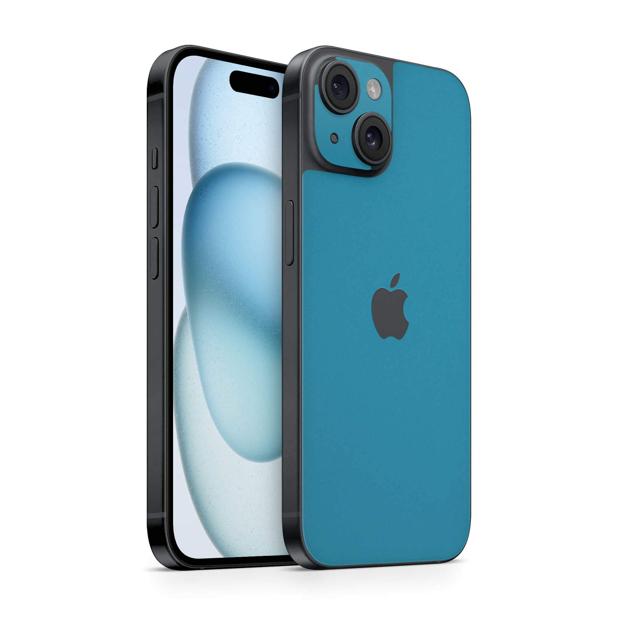 Apple Iphone 15 Base Essentials Satin Ocean Shimmer Skin Wrap Cover