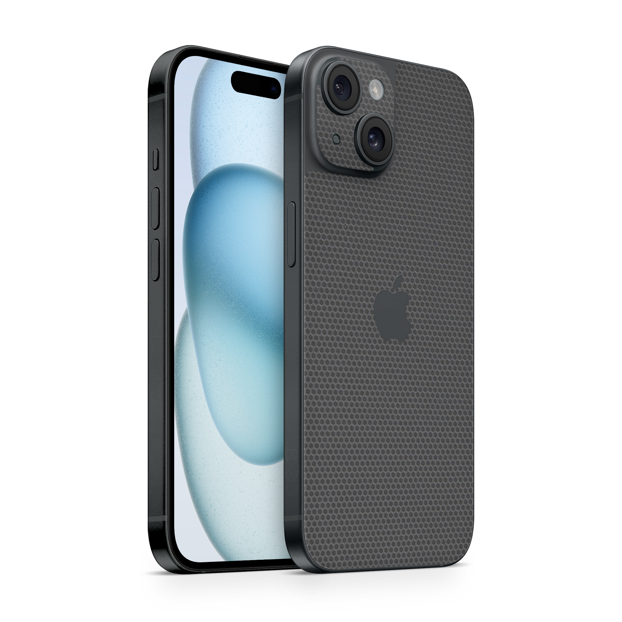 Apple Iphone 15 Plus Essentials Black Matrix Skin Wrap Cover