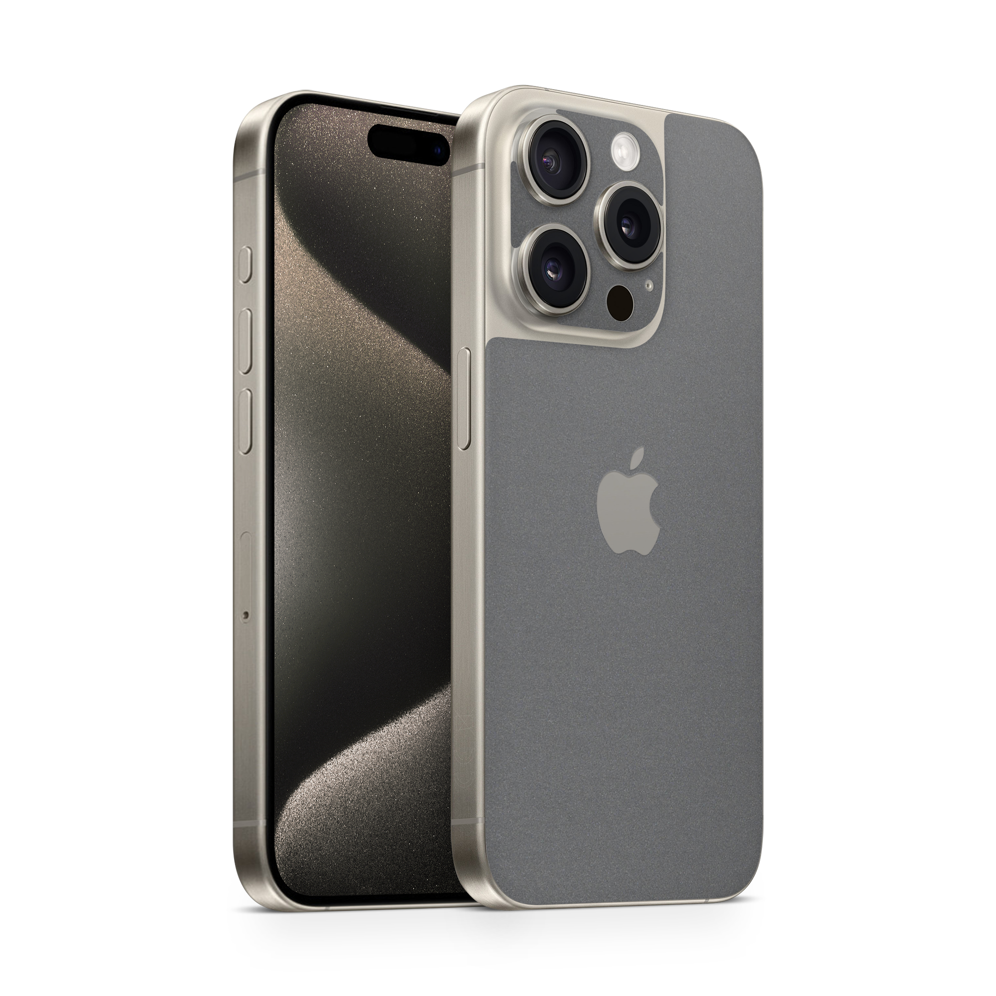 Apple Iphone 15 Professional Max Essentials Charcoal Grey Skin Wrap Cover