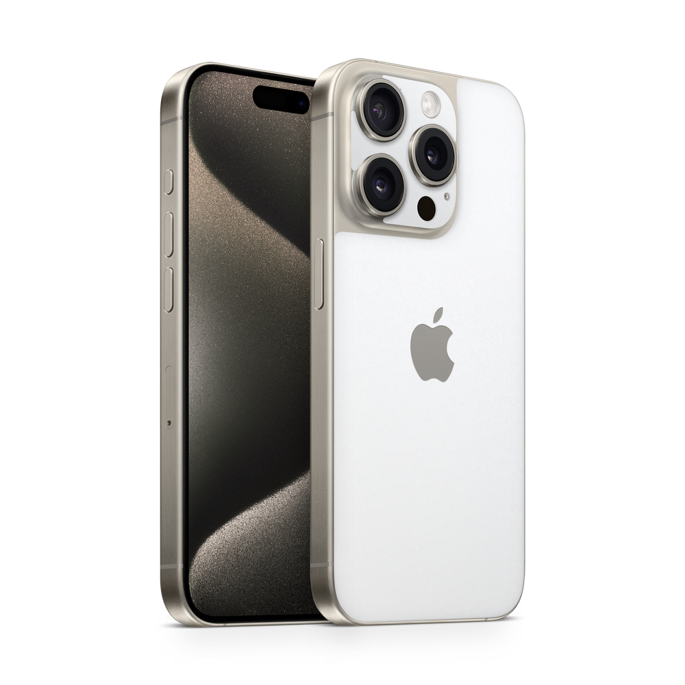 Apple Iphone 15 Professional Max Essentials Frosty Vanilla Skin Wrap Cover