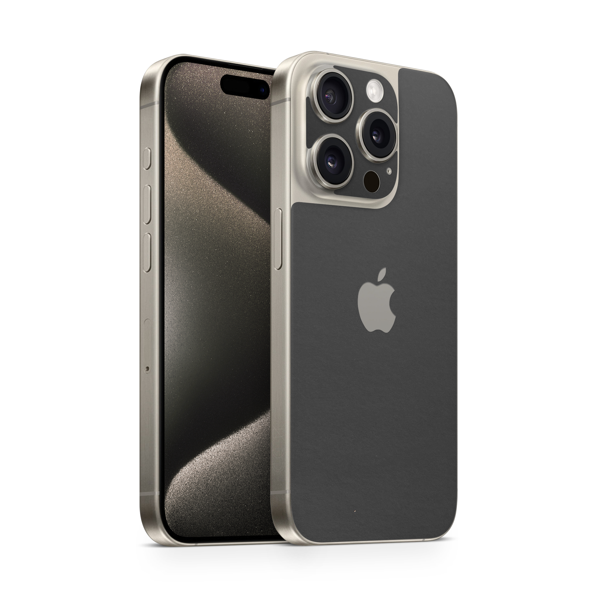 Apple Iphone 15 Professional Max Essentials Matte Black Skin Wrap Cover
