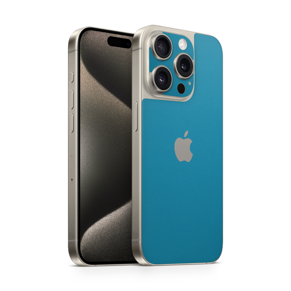 Apple Iphone 15 Professional Max Essentials Satin Ocean Shimmer Skin Wrap Cover