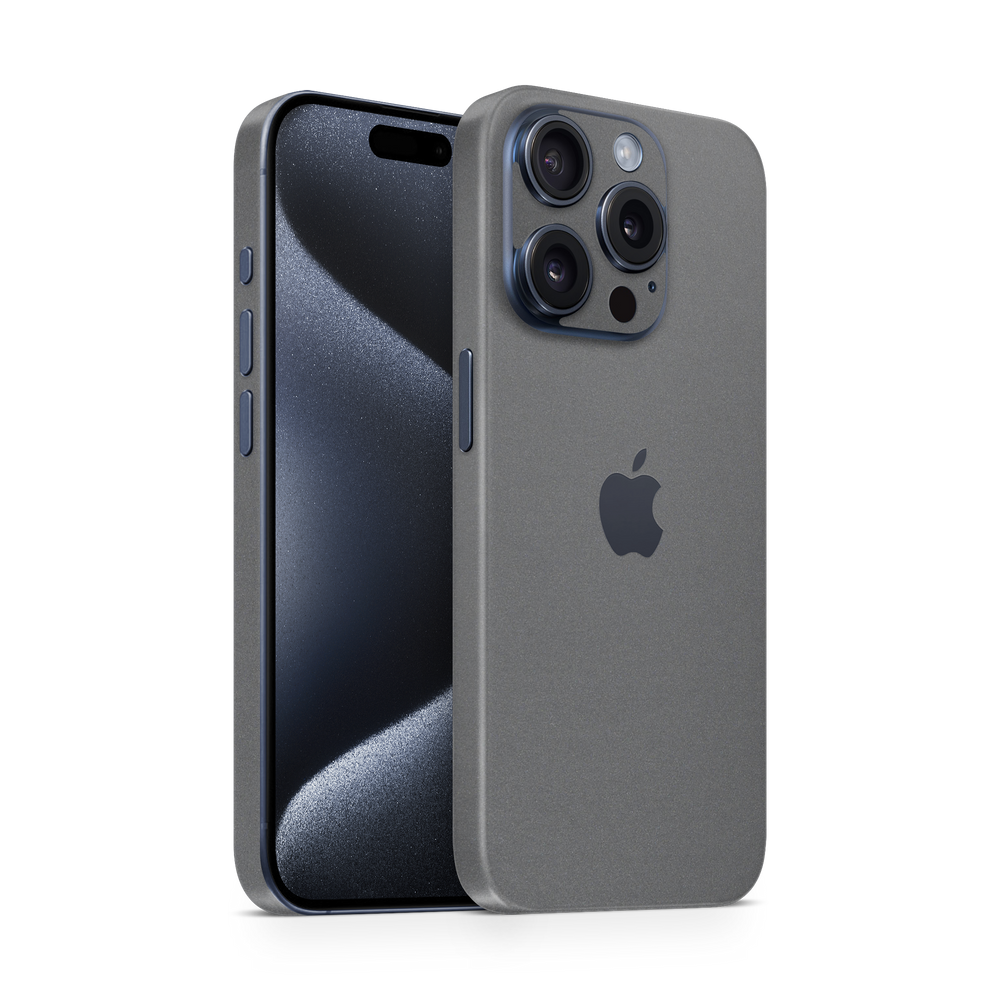Apple Iphone 15 Professional Max Professional Charcoal Grey Skin Wrap Cover