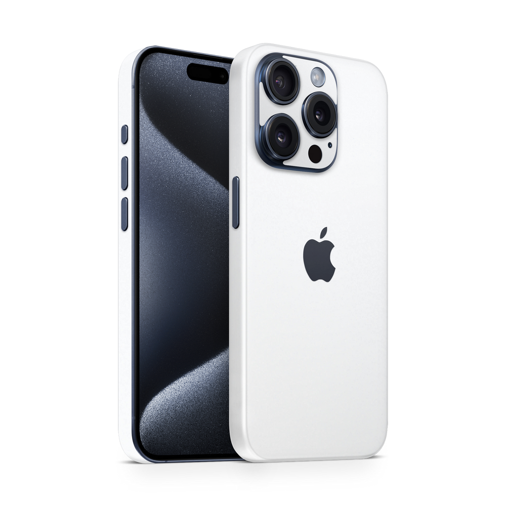 Apple Iphone 15 Professional Max Professional Frosty Vanilla Skin Wrap Cover