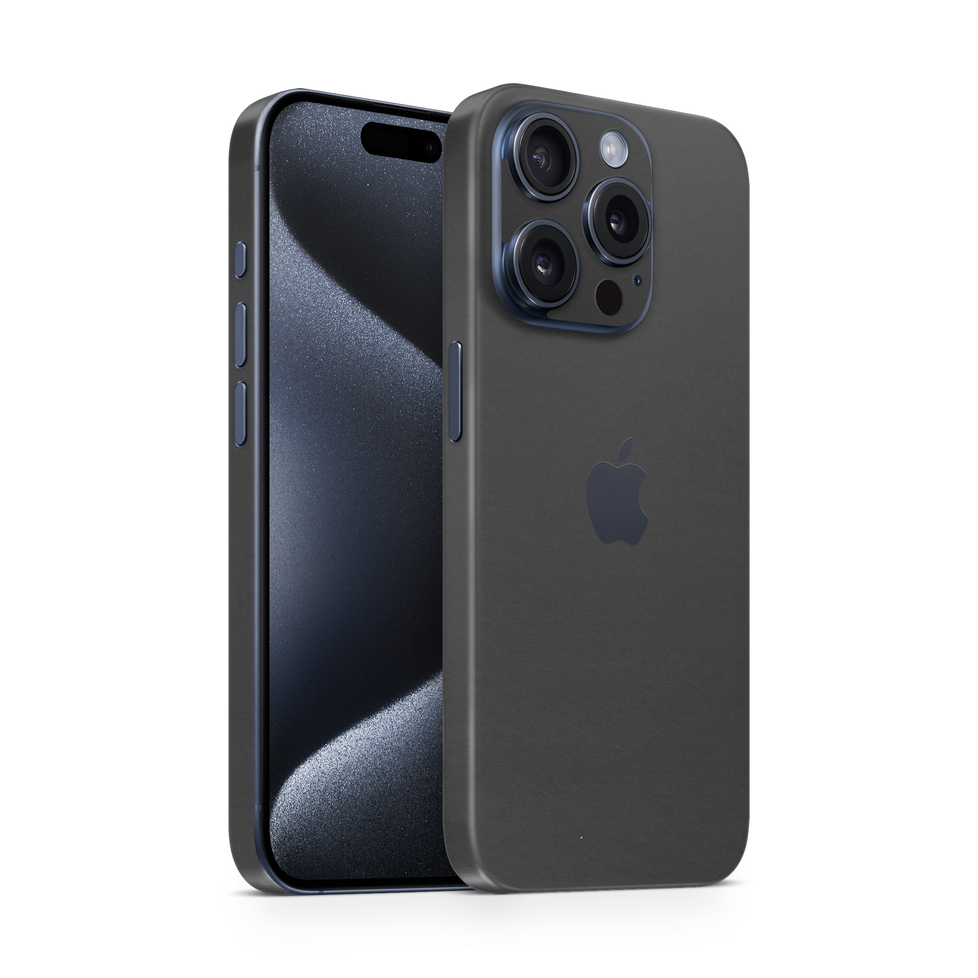Apple Iphone 15 Professional Max Professional Matte Black Skin Wrap Cover