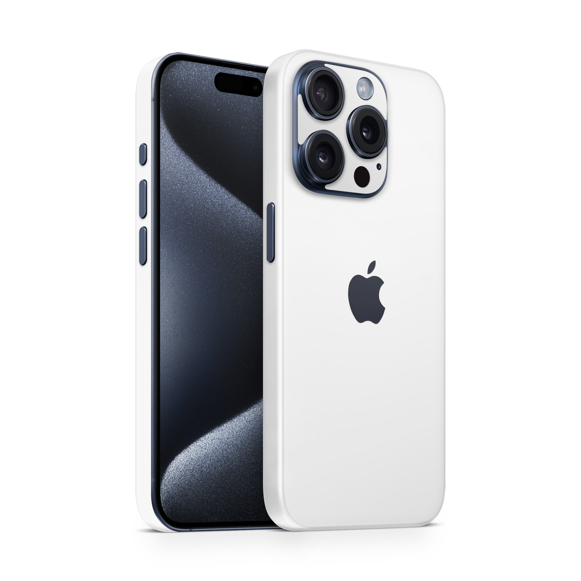 Apple Iphone 15 Professional Max Professional Satin White Skin Wrap Cover
