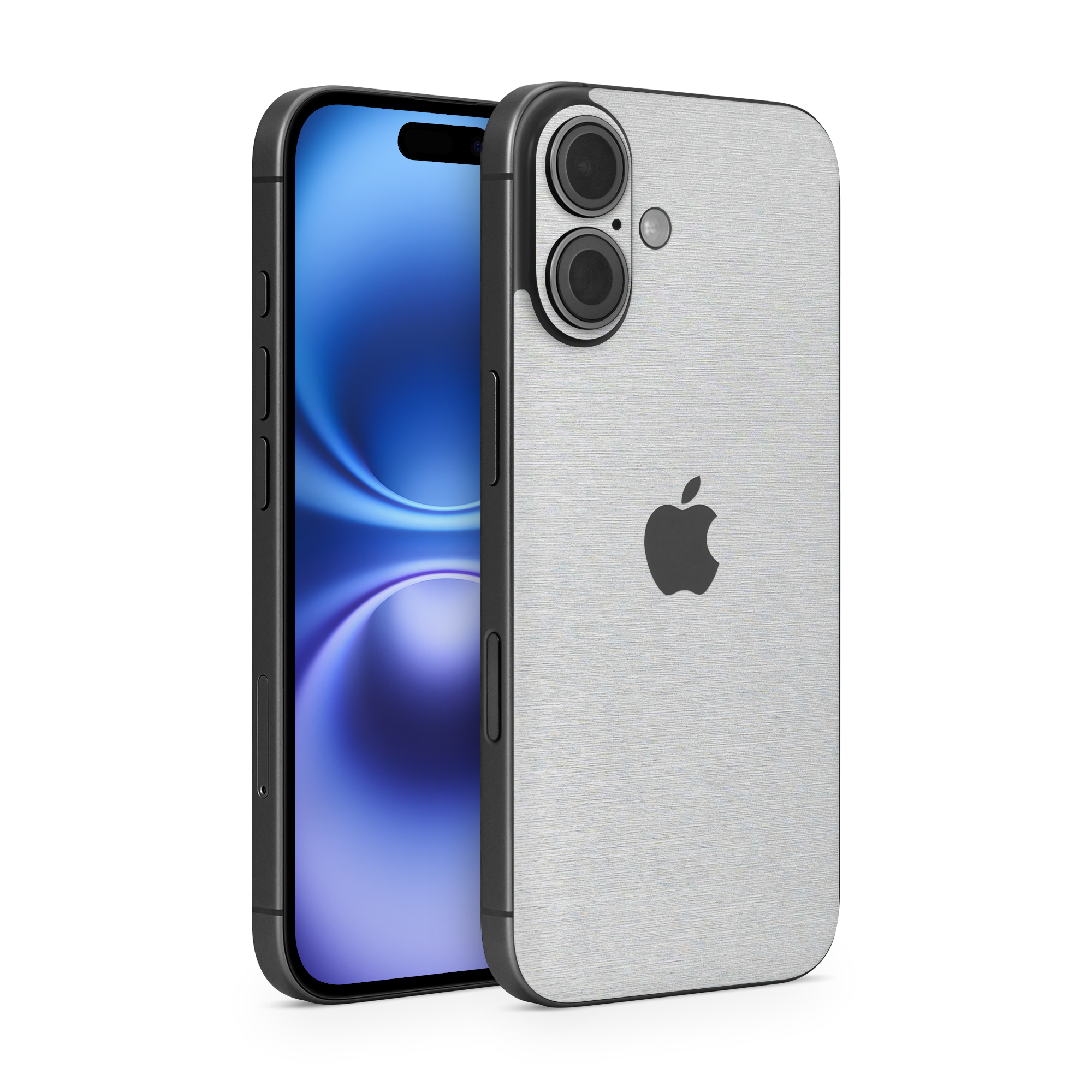 Apple Iphone 16 Base Essentials Brushed Aluminum Skin Wrap Cover