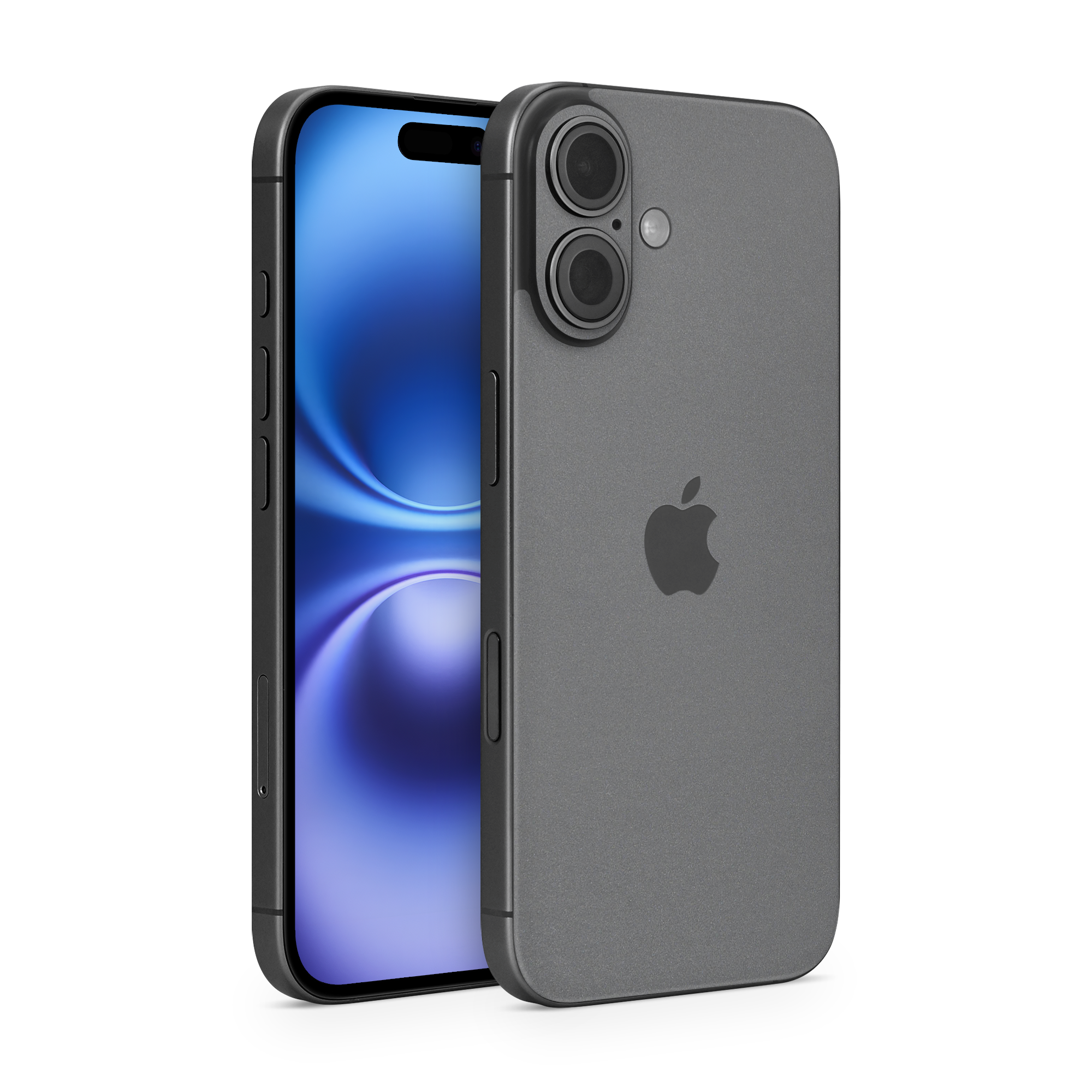 Apple Iphone 16 Base Essentials Charcoal Grey Skin Wrap Cover