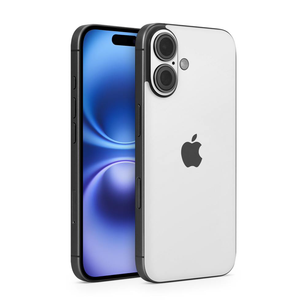 Apple Iphone 16 Plus Essentials Satin White Skin Wrap Cover