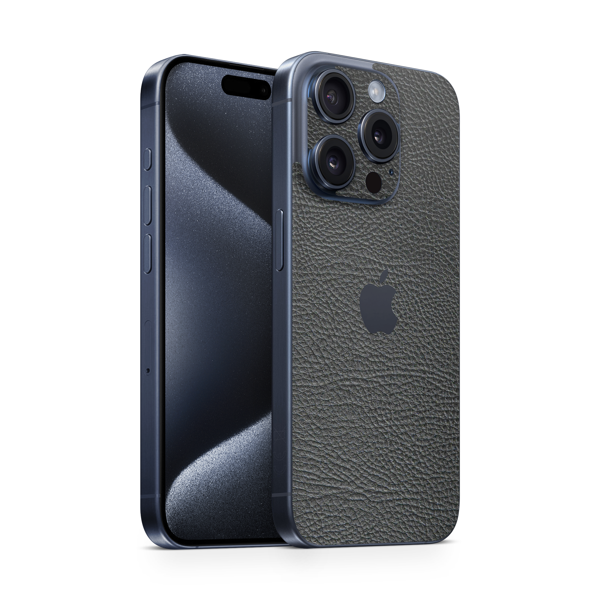 Apple Iphone 16 Professional Essentials Black Leather Skin Wrap Cover
