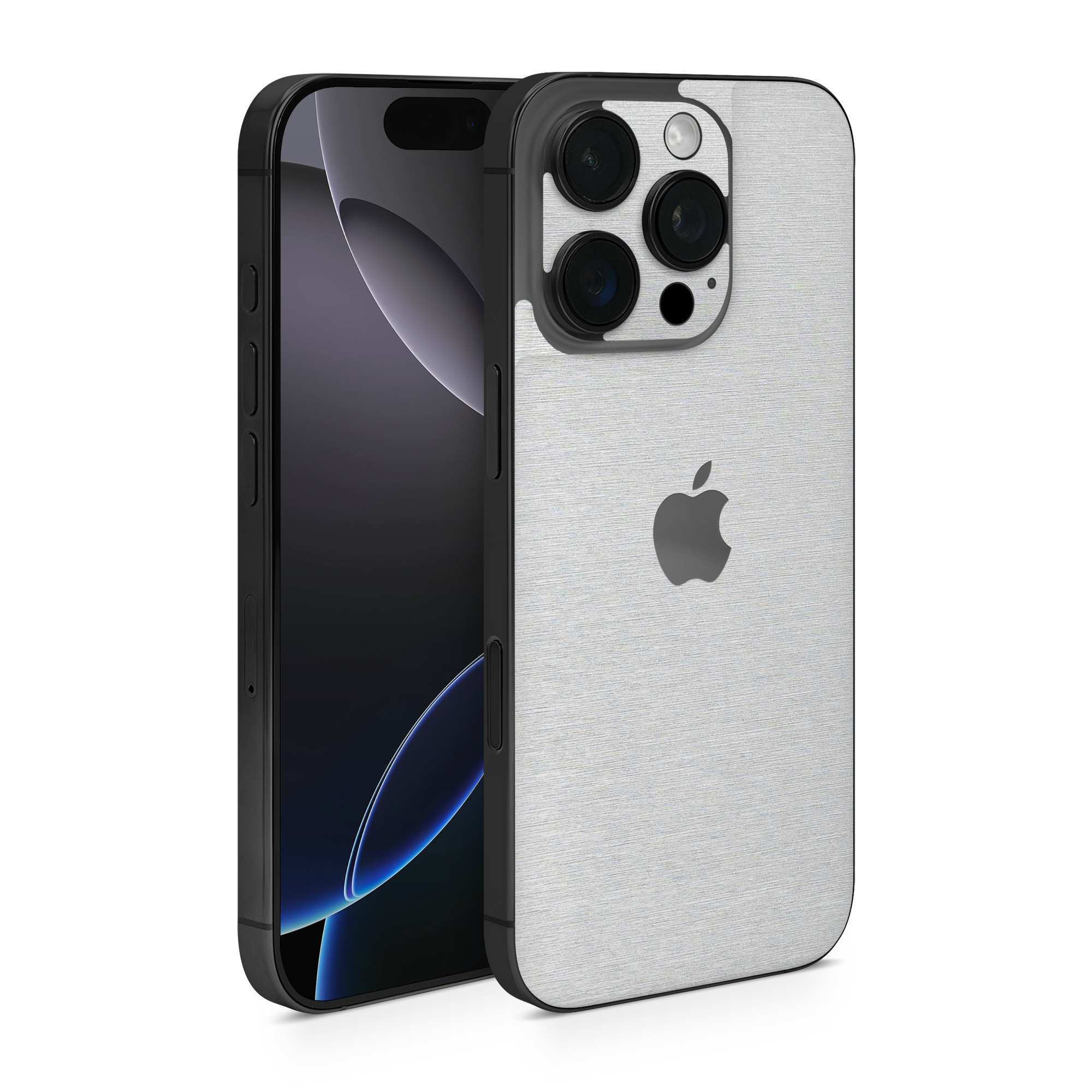 Apple Iphone 16 Professional Essentials Brushed Aluminum Skin Wrap Cover