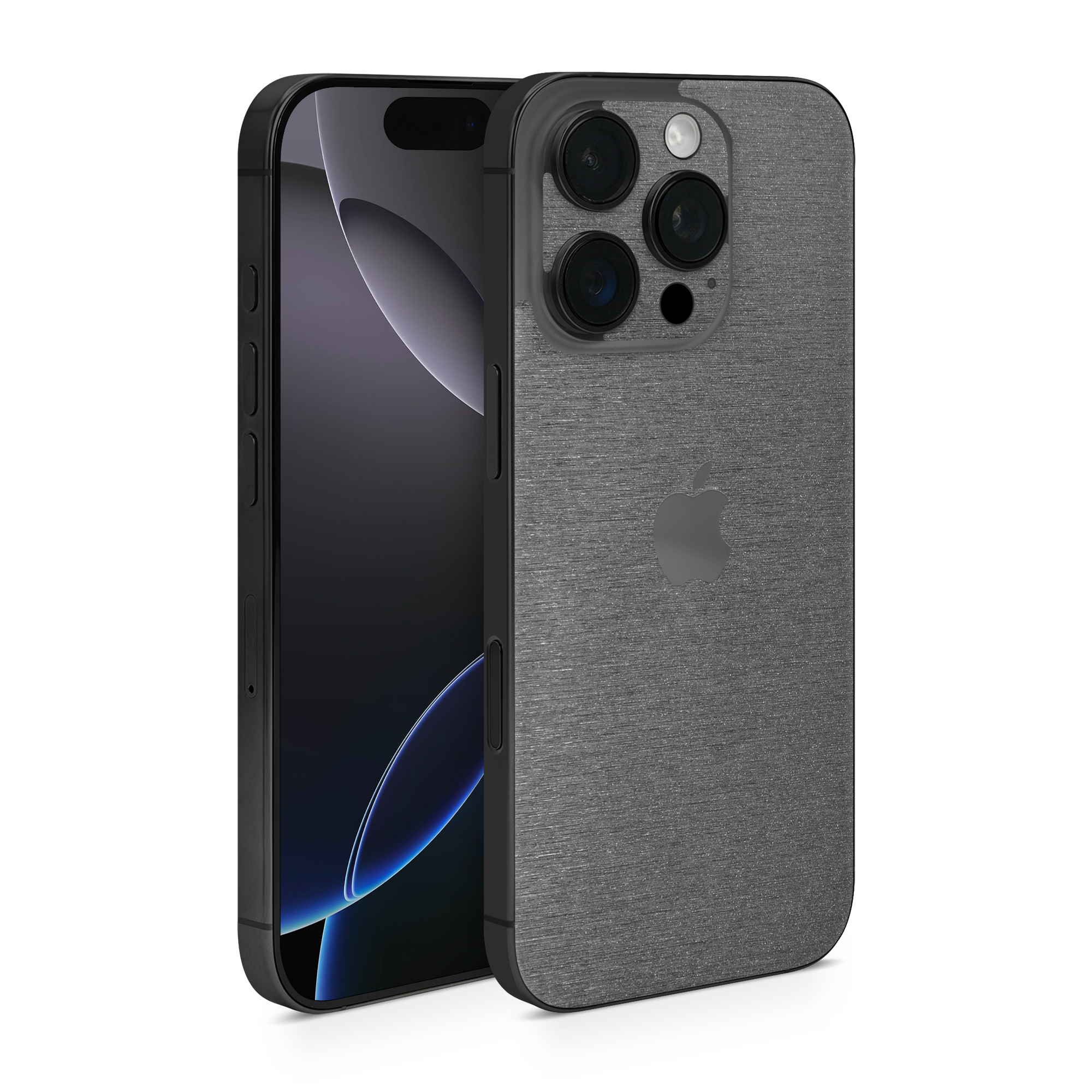 Apple Iphone 16 Professional Essentials Brushed Black Skin Wrap Cover