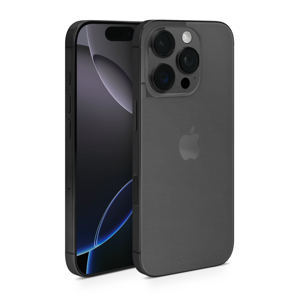 Apple Iphone 16 Professional Essentials Matte Black Skin Wrap Cover