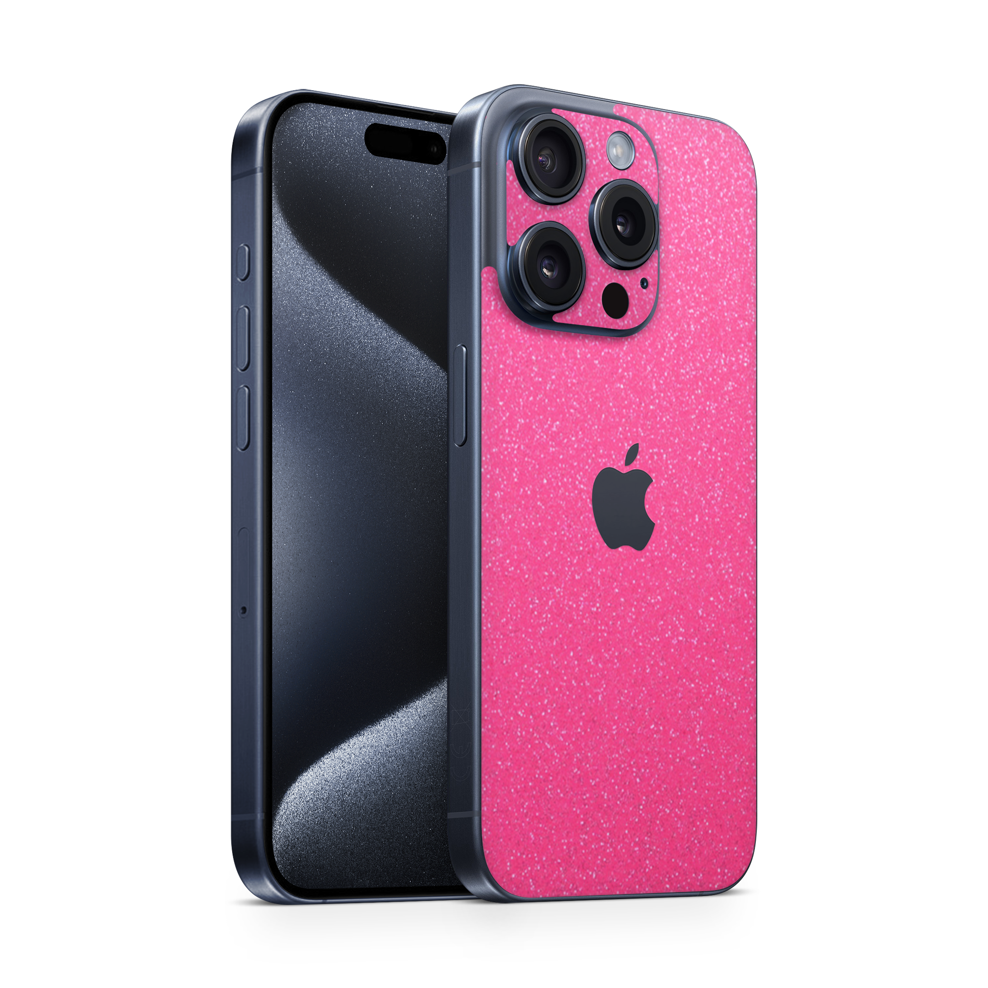 Apple Iphone 16 Professional Essentials Pink Glitterbomb Skin Wrap Cover