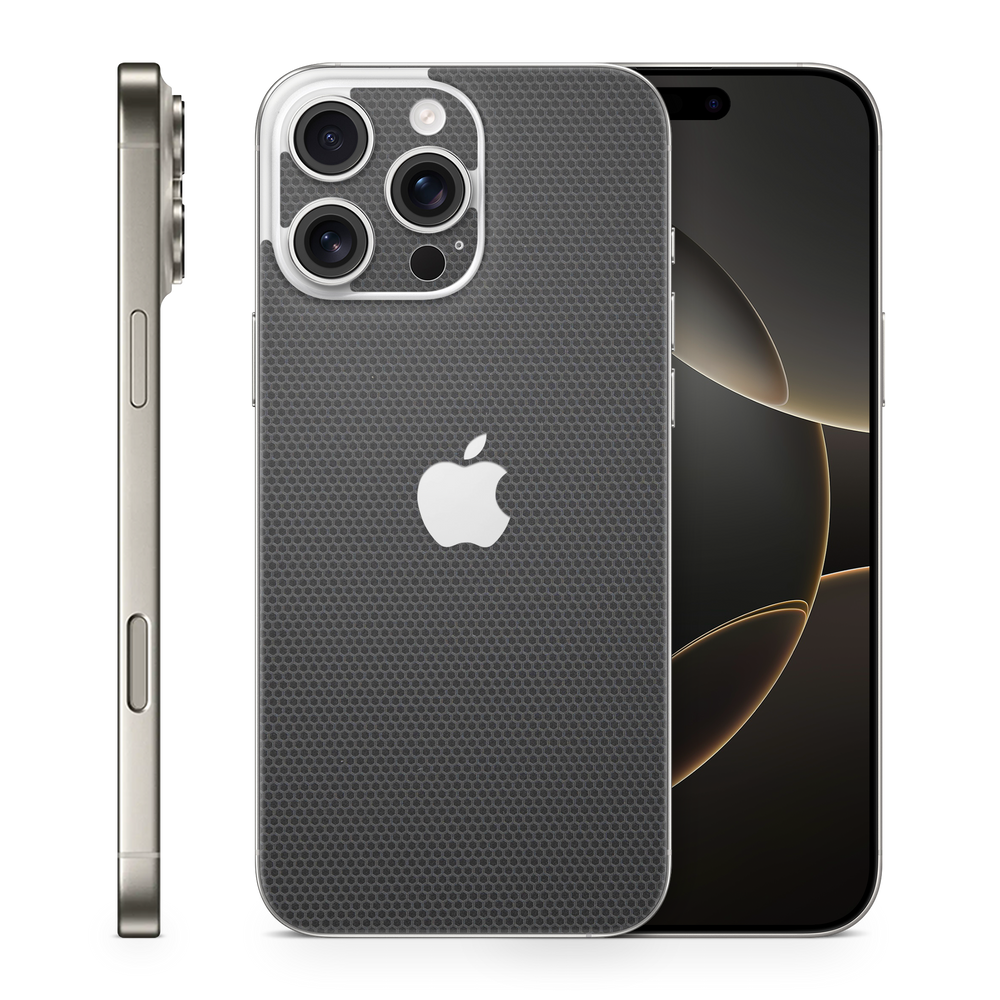 Apple Iphone 16 Professional Max Essentials Black Matrix Skin Wrap Cover
