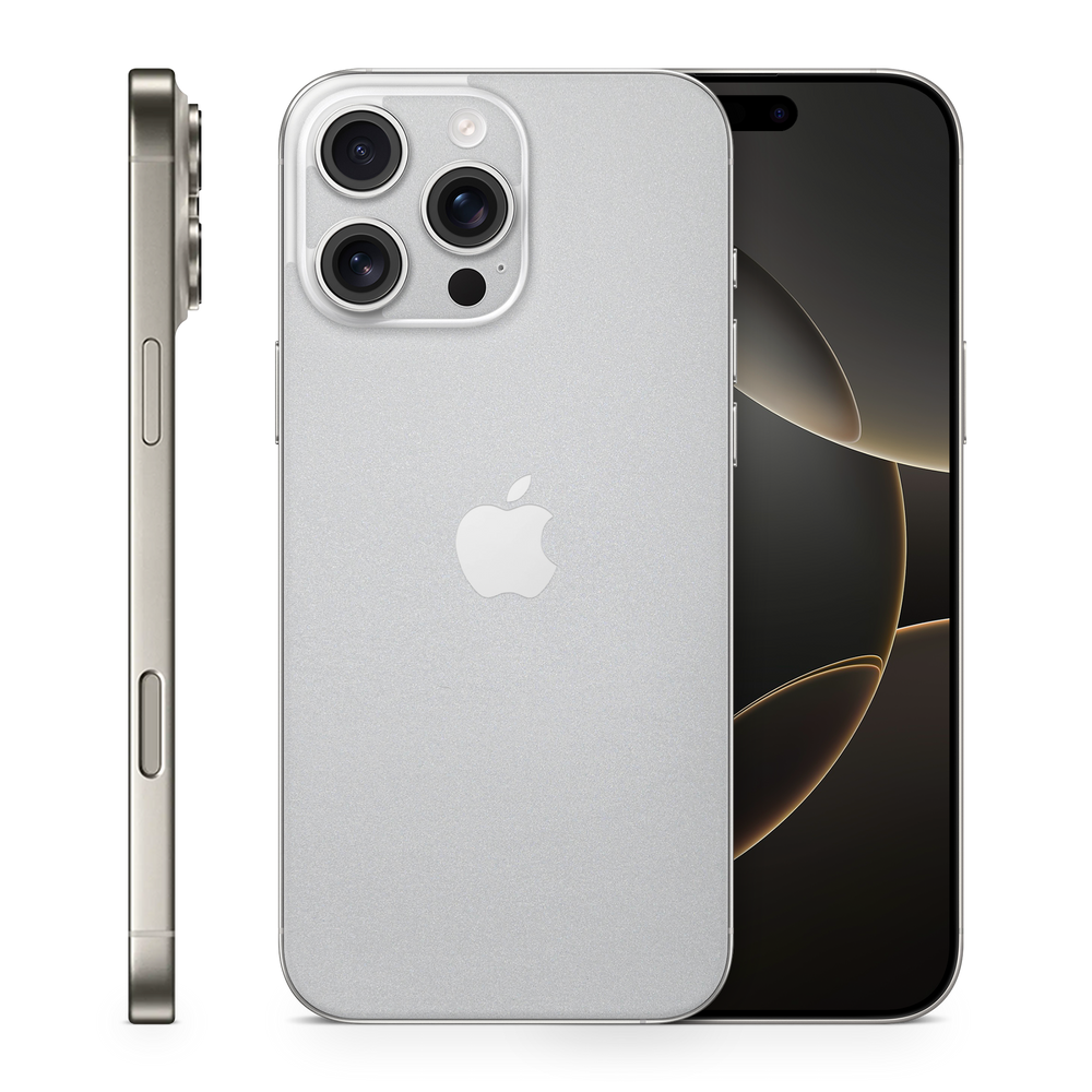 Apple Iphone 16 Professional Max Essentials Satin Aluminum Skin Wrap Cover