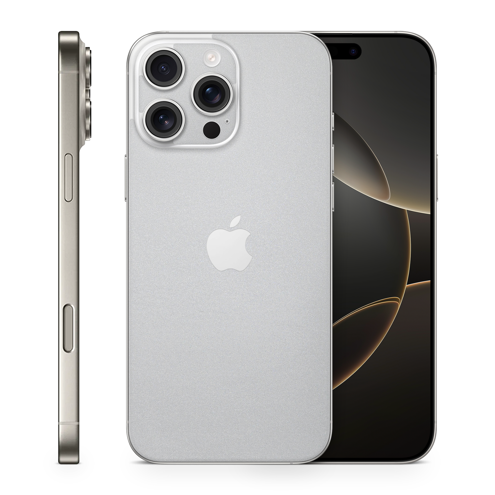 Apple Iphone 16 Professional Max Essentials Satin Aluminum Skin Wrap Cover