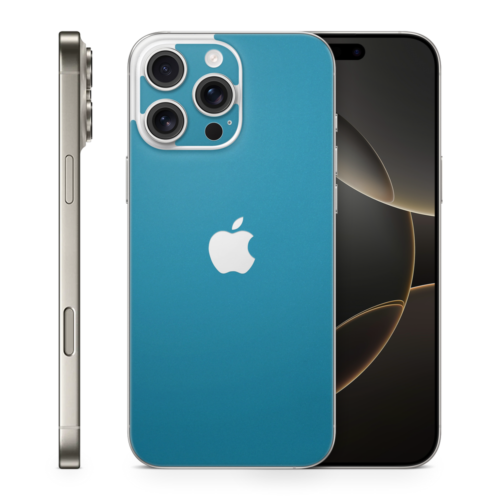 Apple Iphone 16 Professional Max Essentials Satin Ocean Shimmer Skin Wrap Cover