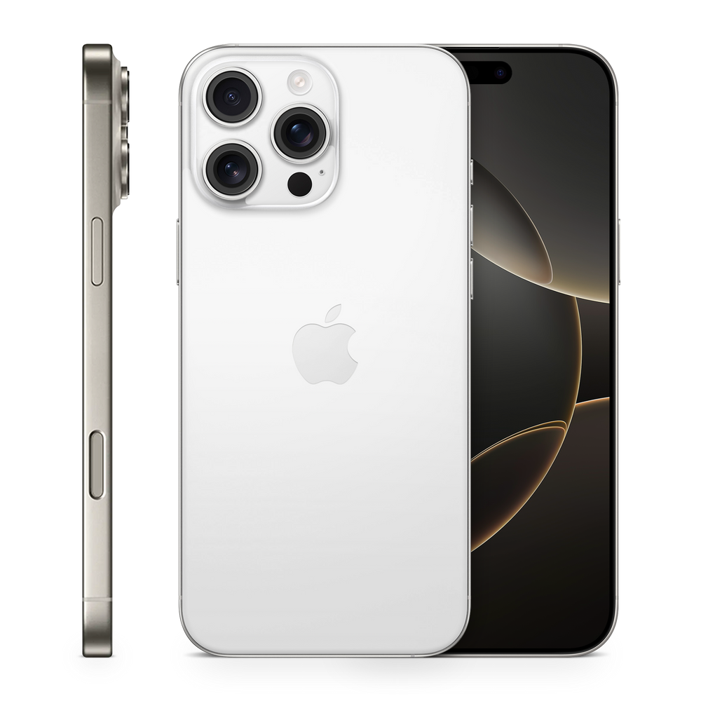 Apple Iphone 16 Professional Max Essentials Satin White Skin Wrap Cover