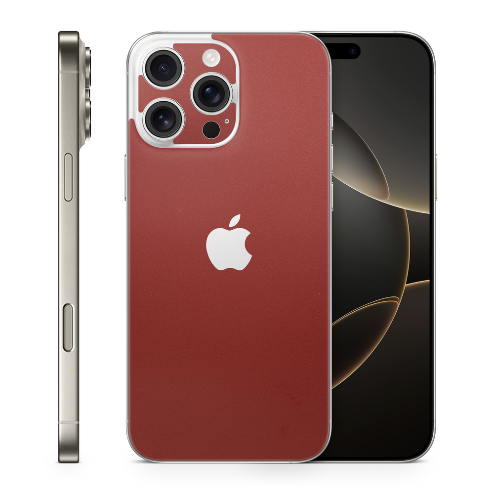 Apple iPhone 16 Pro Max Essentials Vampire Red Skin Wrap Cover