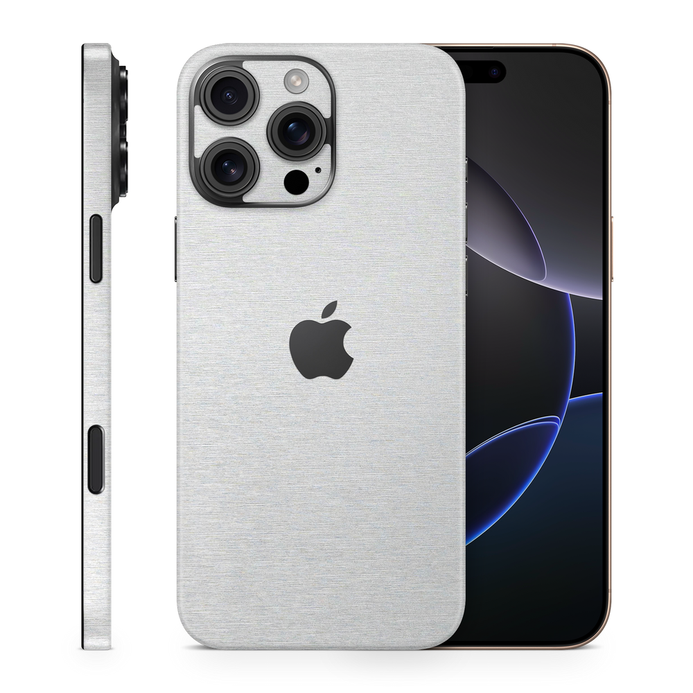 Apple Iphone 16 Professional Max Professional Brushed Aluminum Skin Wrap Cover