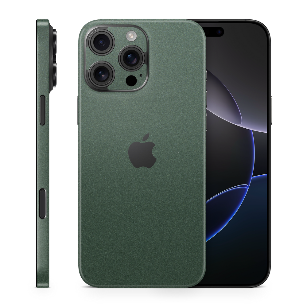 Apple iPhone 16 Pro Max Professional Matte Green Metallic Skin Wrap Cover