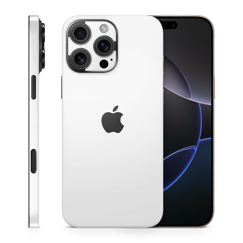 Apple Iphone 16 Professional Max Professional Satin White Skin Wrap Cover