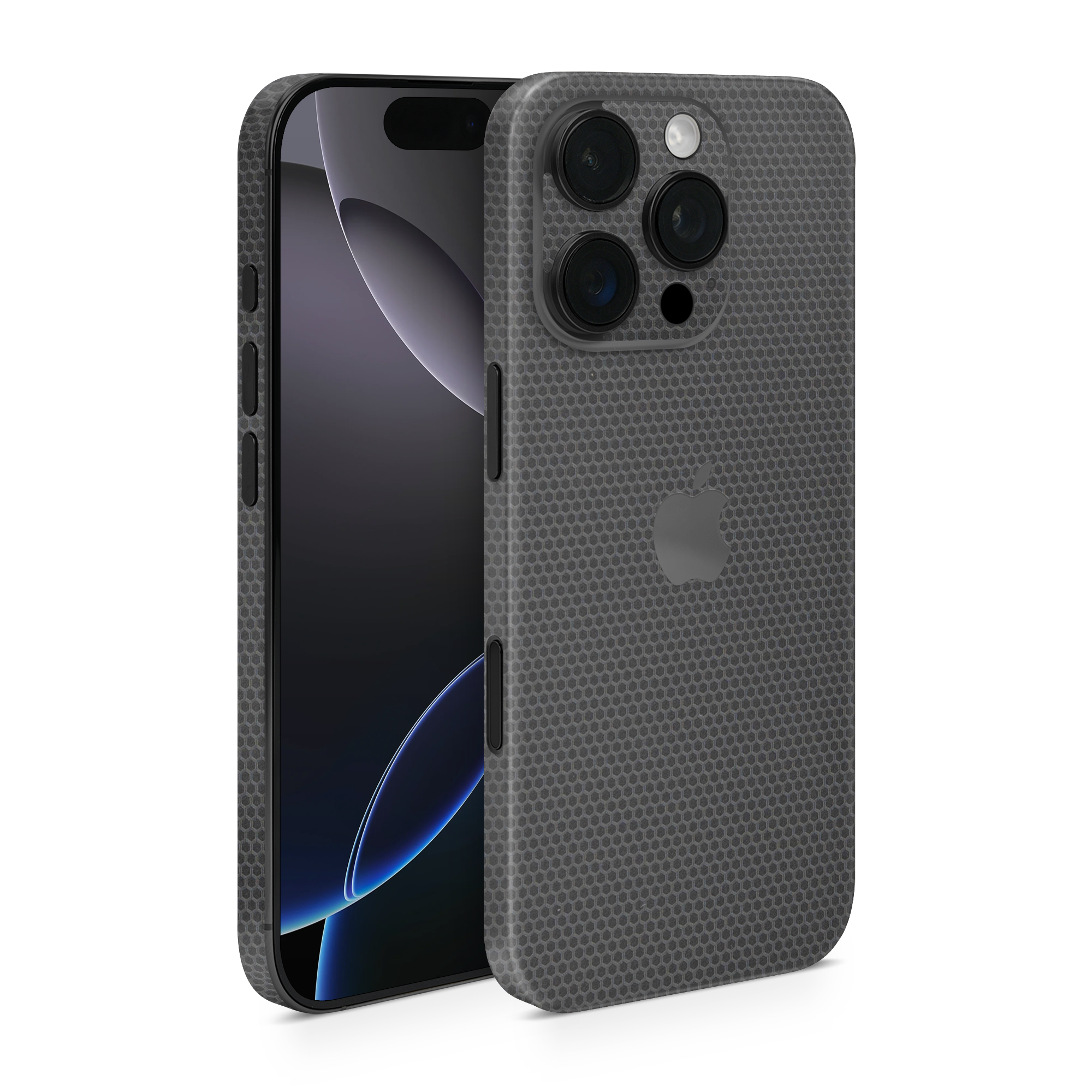 Apple Iphone 16 Professional Pro Black Matrix Skin Wrap Cover
