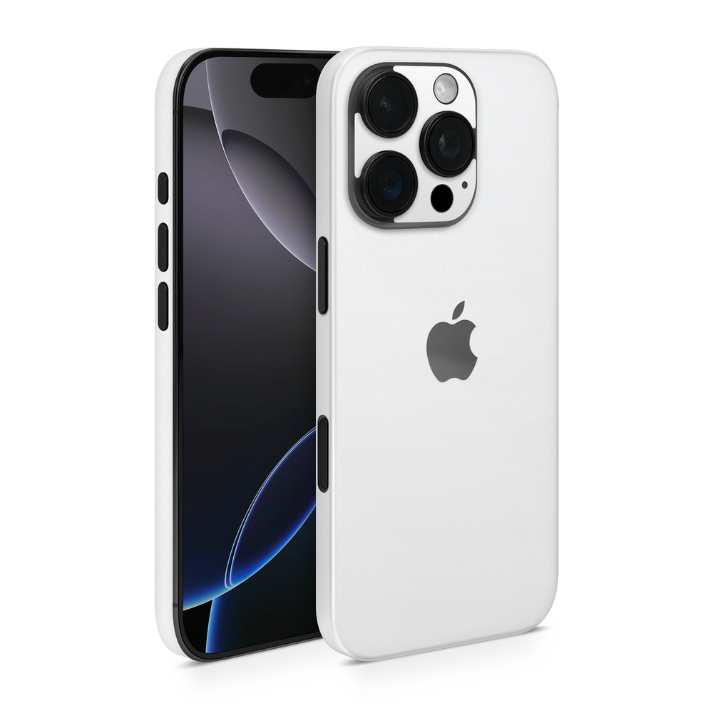 Apple Iphone 16 Professional Pro Frosty Vanilla Skin Wrap Cover